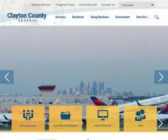 Claytoncountyga.gov(Clayton County) Screenshot