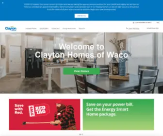 Claytonhomesofwaco.com(E-App) Screenshot