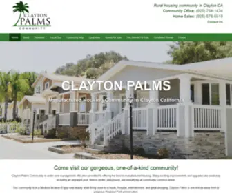 Claytonpalms.com(Clayton Palms Community) Screenshot