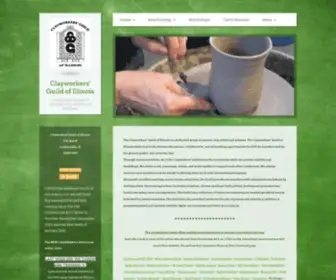 Clayworkersguild.com(Clayworkers' Guild of Illinois) Screenshot