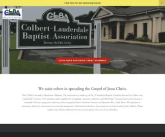 Clbaptist.com(Colbert Lauderdale Baptist Association) Screenshot