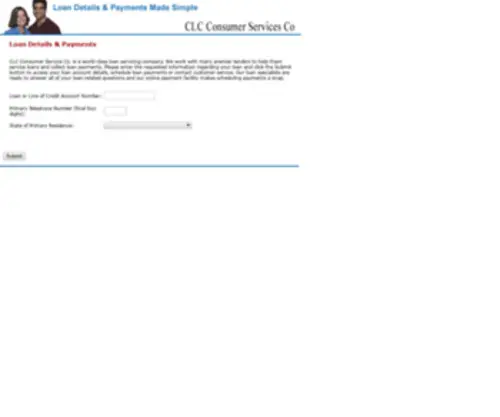 CLC-Consumerservices.com(Index) Screenshot
