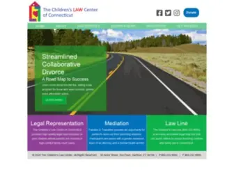 CLCCT.org(The Children's Law Center) Screenshot