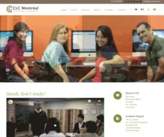 CLcmontreal.com(Discover greater richness in life through conversation) Screenshot