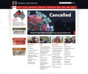 CLC.org.au(Central Land Council) Screenshot