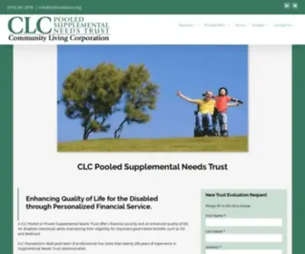 CLcpooledtrust.org(CLC Pooled Supplemental Needs Trust) Screenshot