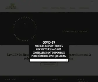 CLDBM.qc.ca(Centre local de développement (CLD) de Brome) Screenshot