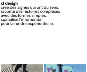 Cldesign.com(Studio de design graphique indépendant (signalétique) Screenshot