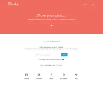 Cldup.com(Cloudup) Screenshot