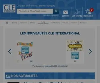 Cle-International.com(CLE international) Screenshot