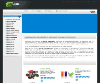 Cle-USB.fr(Clé Usb Publicitaire) Screenshot