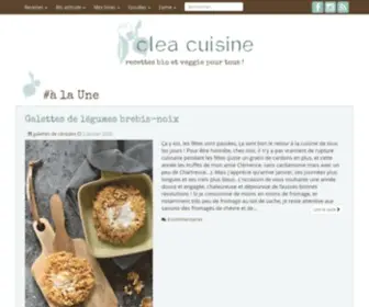Cleacuisine.fr(Clea cuisine) Screenshot