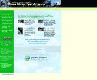 Clean-Diesel.org(Clean Diesel Fuel Alliance Information Center) Screenshot