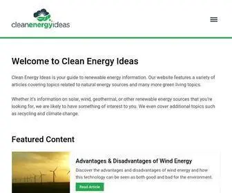 Clean-Energy-Ideas.com(Clean Energy Ideas) Screenshot