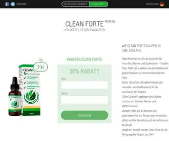 Clean-Forte-Official.site(In Deutschland) Screenshot