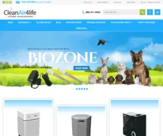 Cleanair4Life.com(Buy Air Purifiers Online at Best Prices) Screenshot