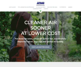 Cleanairaction.com(Clean Air Action Corporation) Screenshot