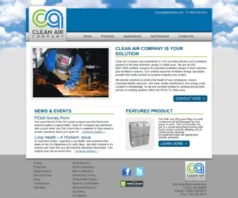 Cleanairco.com(Clean Air Company) Screenshot