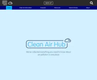 Cleanairhub.org.uk(Clean Air Hub) Screenshot