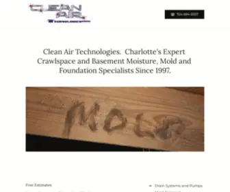 Cleanairofcharlotte.com(Air Duct Cleaning) Screenshot