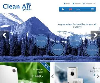 Cleanairoptima.com(Clean Air Optima) Screenshot