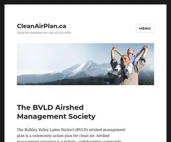 Cleanairplan.ca(Clean air solutions we can all live with) Screenshot