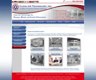 Cleanairtechnology.com(Cleanrooms) Screenshot