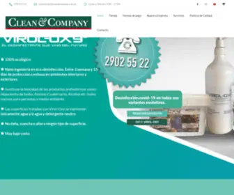 Cleanandcompany.com.uy(Empresa de Desinfección Montevideo Uruguay) Screenshot