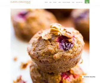 Cleananddelicious.com(Clean & Delicious) Screenshot
