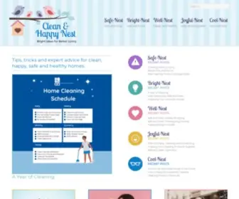 Cleanandhappynest.org(American Cleaning Institute) Screenshot