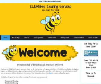 Cleanbeepropertyservices.com(CLEANbee Cleaning Services) Screenshot