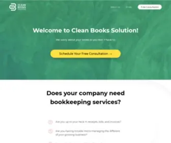 Cleanbooksolution.com(CALL US) Screenshot