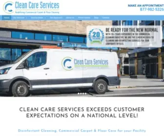 Cleancareservices.com(Clean Care Services) Screenshot