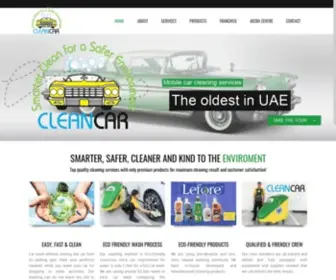 Cleancaruae.com(Clean Car UAE) Screenshot