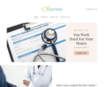 Cleanclaimmd.com(Clean Claim MD) Screenshot