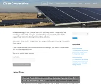 Cleancooperative.com(Clean Cooperative) Screenshot