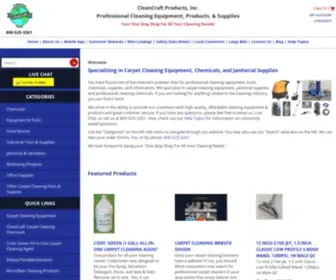 Cleancraft.com(CleanCraft Carpet Cleaning Equipment) Screenshot