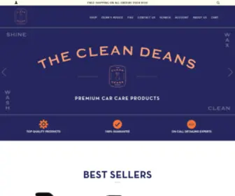 Cleandeans.com(The Clean Deans) Screenshot