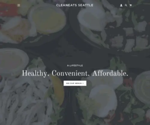 Cleaneatssea.com(CleanEats Seattle) Screenshot