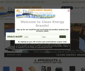 Cleanenergybrands.com(Clean Energy Brands offers Knowledge) Screenshot