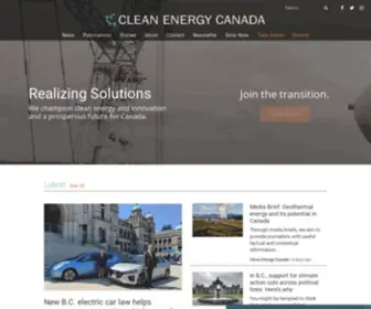 Cleanenergycanada.org(Cleanenergycanada) Screenshot
