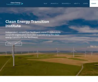 Cleanenergytransition.org(Clean Energy Transition Institute) Screenshot