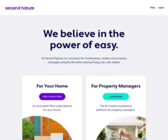 Cleanerfilters.com(Second Nature) Screenshot