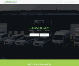 Cleanerguys.com(Water, Fire, Mold Clean-Up, and Restoration) Screenshot