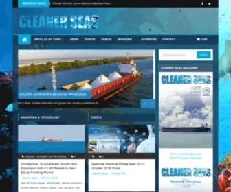 Cleanerseas.com(Cleaner Seas) Screenshot