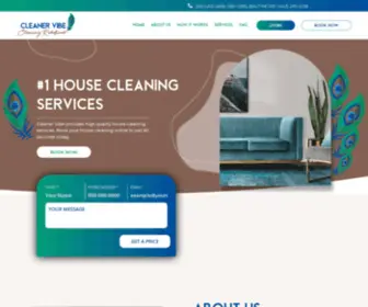 Cleanervibe.com(Cleaner Vibe) Screenshot