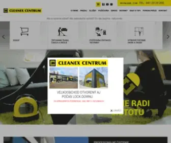 Cleanex-Cleanex.sk(Istenie, upratovanie, predajca Karcher) Screenshot