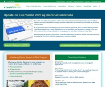 Cleanfarms.ca(Cleanfarms) Screenshot