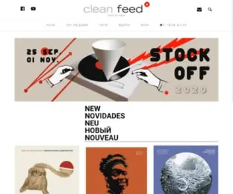 Cleanfeed-Records.com(Clean Feed) Screenshot