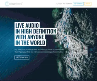 Cleanfeed.net(Audio over ip) Screenshot